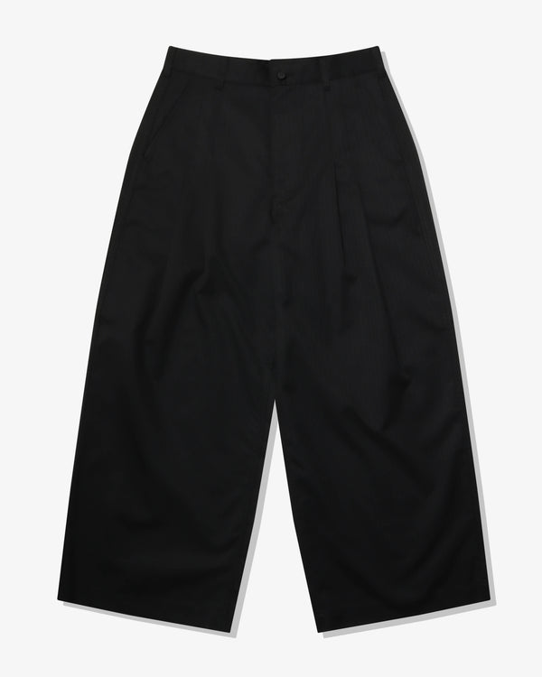 COMME des GARCONS HOMME - Polyester Wool Twill - (Black)