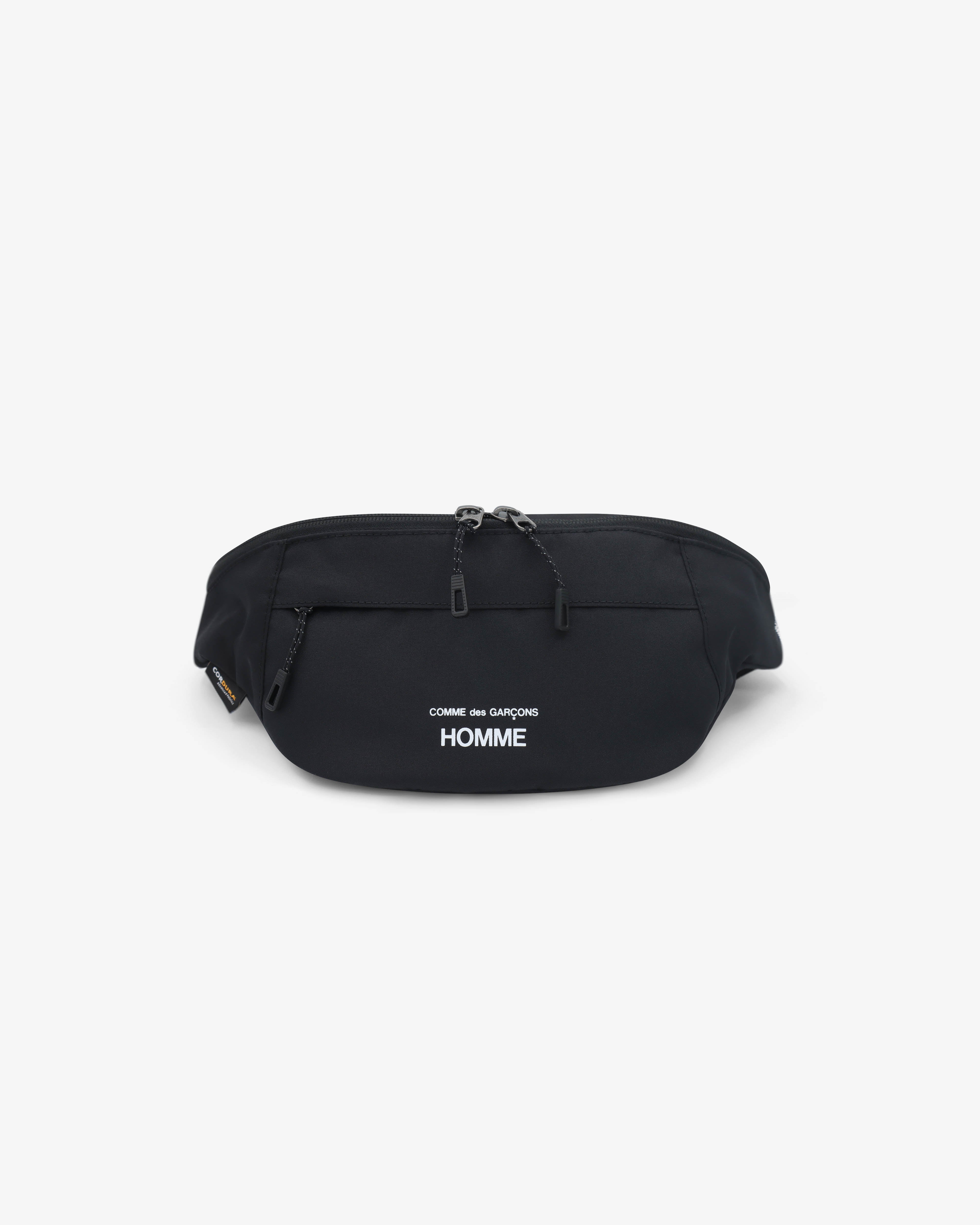 COMME des GARCONS HOMME: Polyester Corduroy (Black) | DSMG E-SHOP