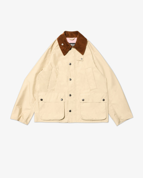 JUNYA WATANABE MAN - Nylon Polyurethane Laminated X Cotton Corduroybarbour W Name - (Beige X Brown)
