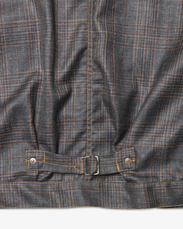 JUNYA WATANABE MAN - Wool Silk Check Levi's W Name - (Nvy/Brn/Gry)