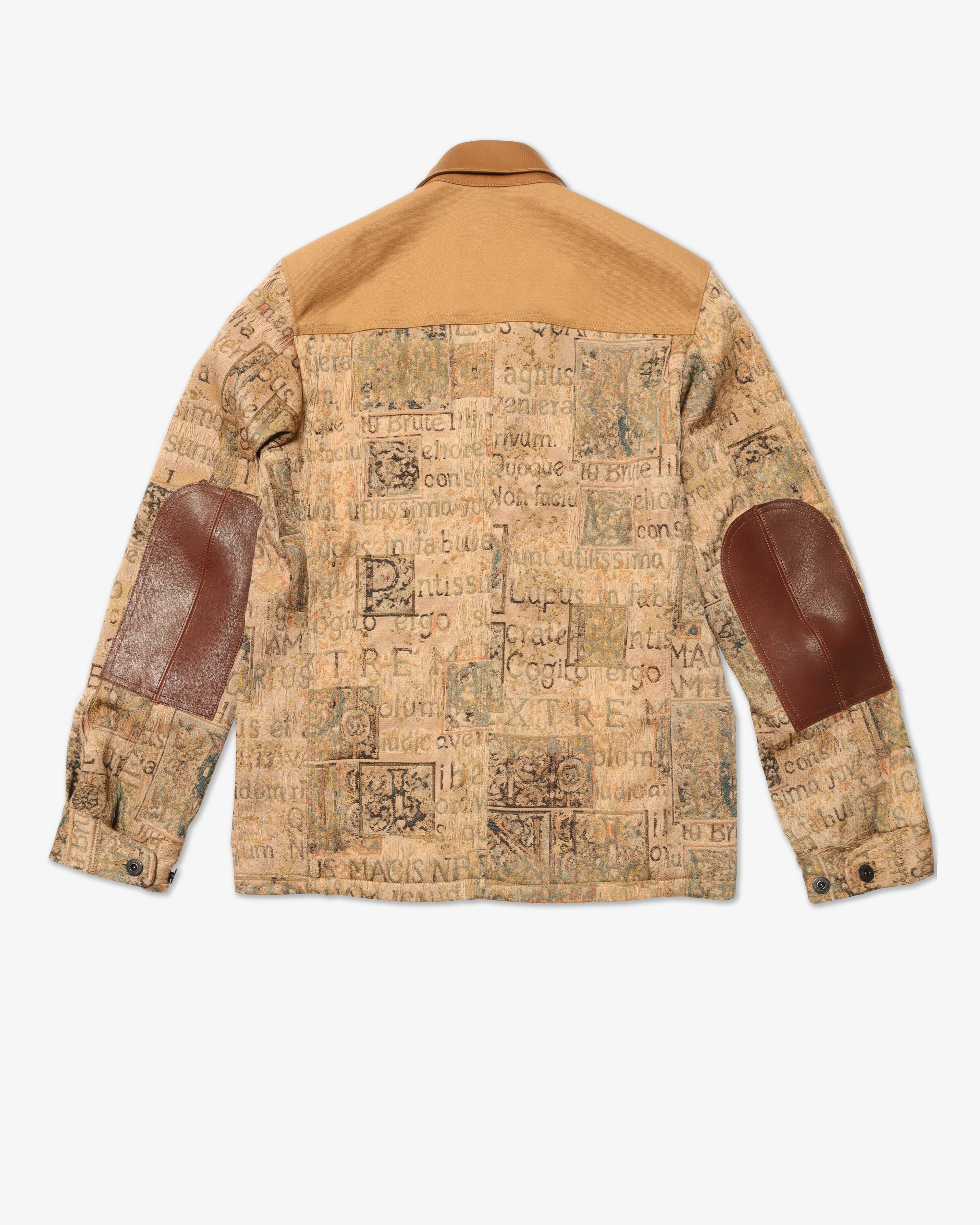 JUNYA WATANABE MAN: Polyester Cotton Gobelin Weave X Cotton Duck