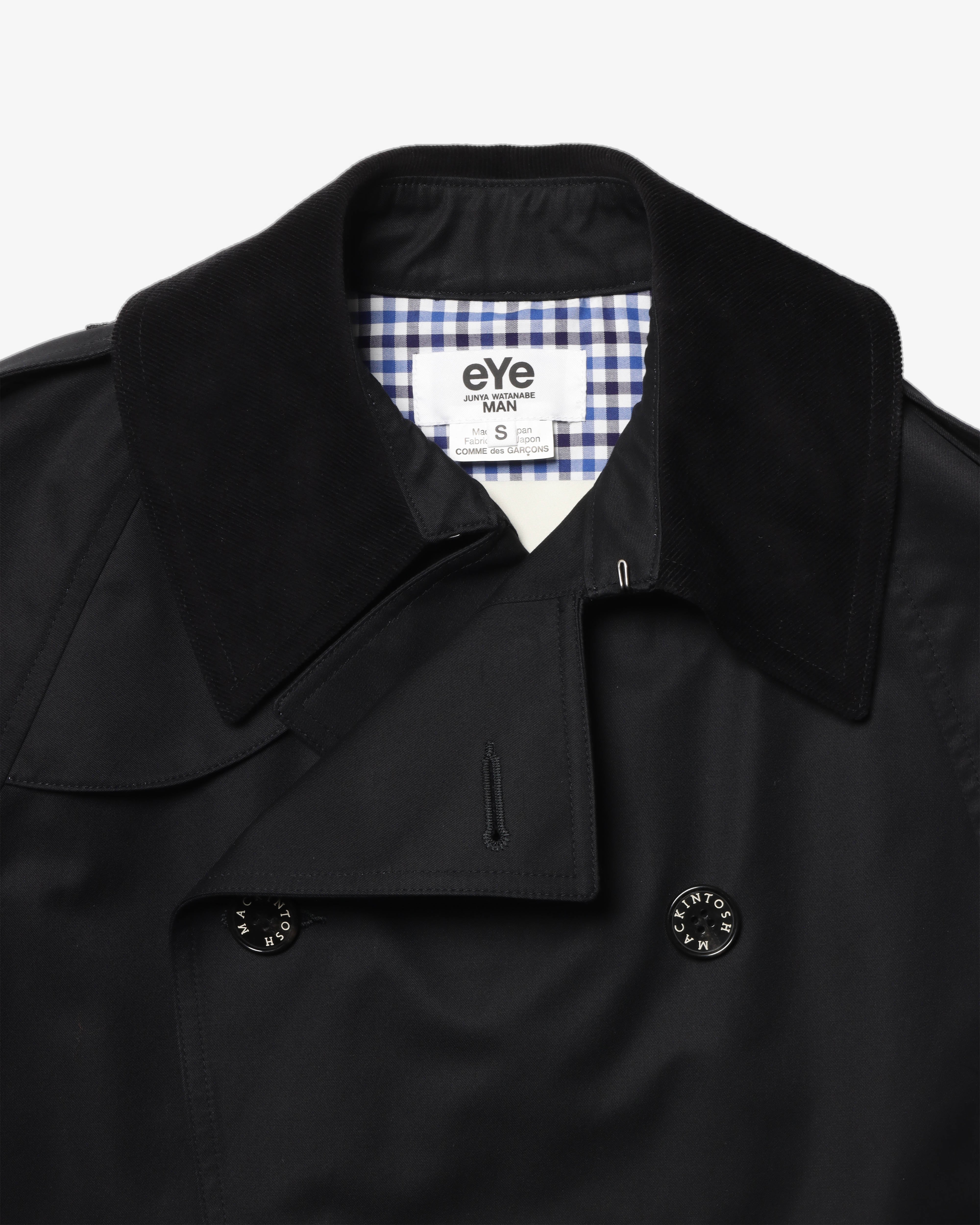 JUNYA WATANABE MAN: Cotton Gabardine Polyurethane Laminated X