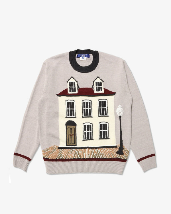 JUNYA WATANABE MAN - Silk Wool Jersey Intarsia - (Purple)