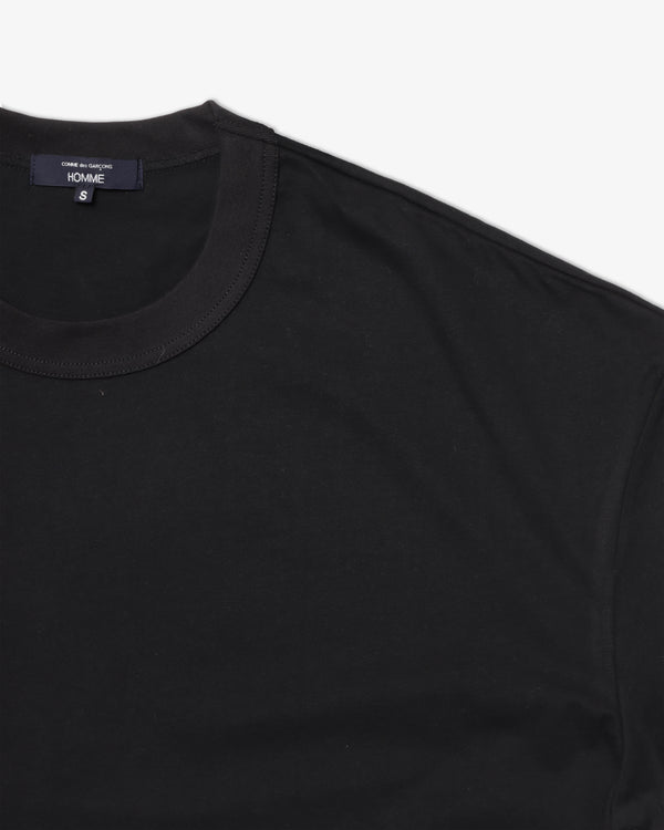 COMME des GARCONS HOMME - Cotton Napped Jersey - (Black)
