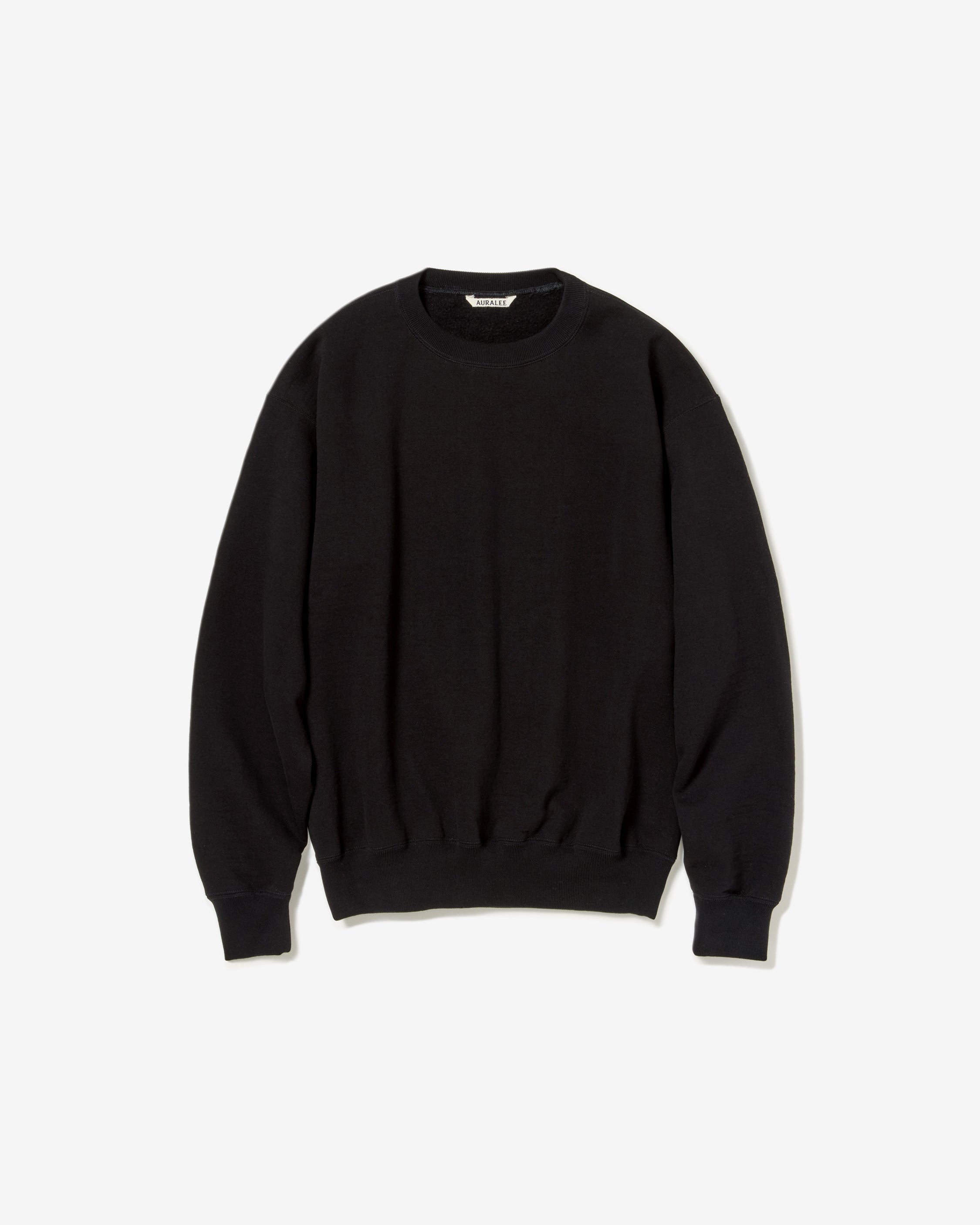 トップス 25SS AURALEE SMOOTH SOFT BD SWEAT P/O AURALEE: Smooth Soft Bd Sweat P/O (Black) | DSMG E-SHOP