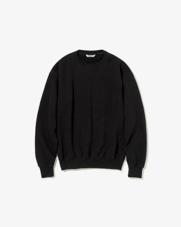 AURALEE - Smooth Soft Bd Sweat P/O - (Black)