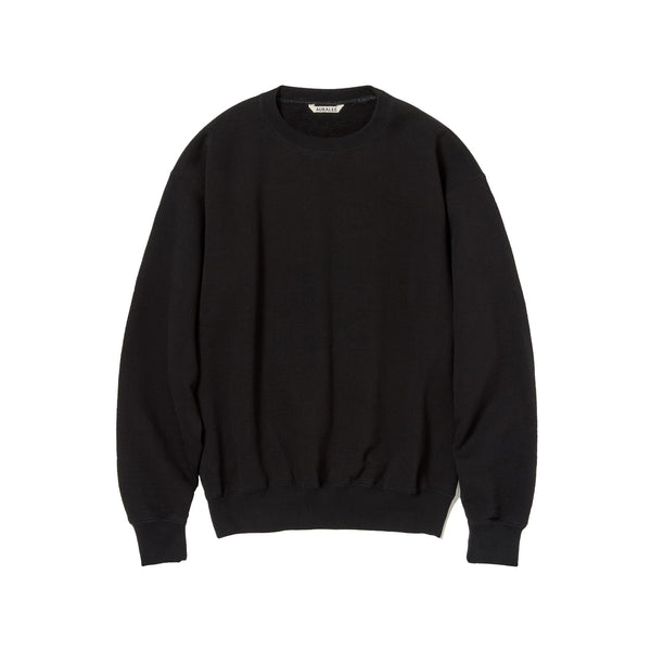 AURALEE - Wool Soft Jersey L/S Tee - (Black)