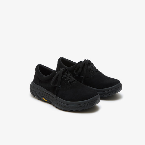 COMME DES GARCONS HOMME - Leather Double Layers Shoes - (Suede Black)