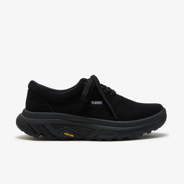 COMME DES GARCONS HOMME - Leather Double Layers Shoes - (Suede Black)