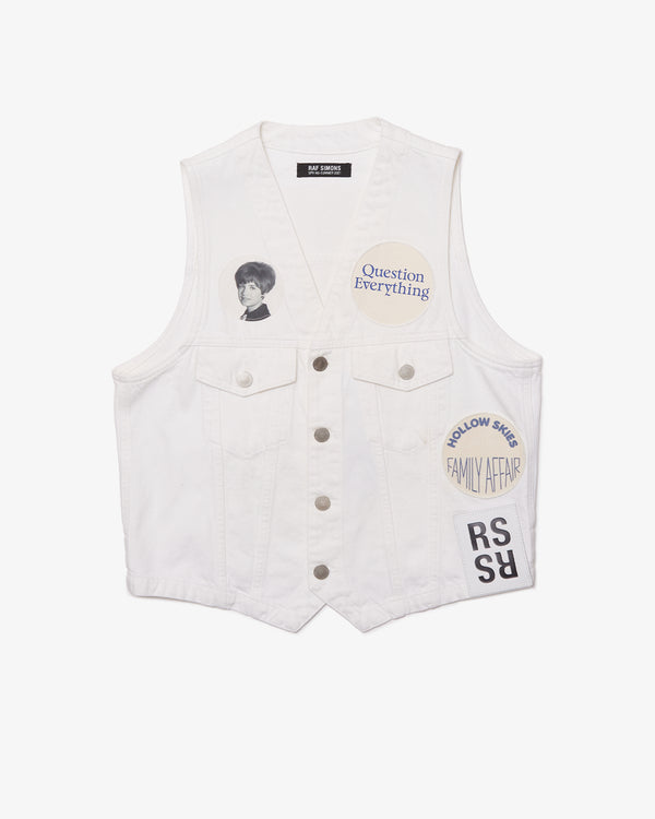 RAF SIMONS - Denim Gilet - (0010)