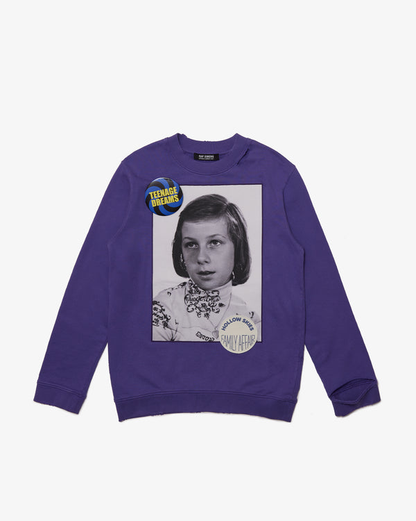 RAF SIMONS - Destroyed Crewneck Sweater Gir - (0050)