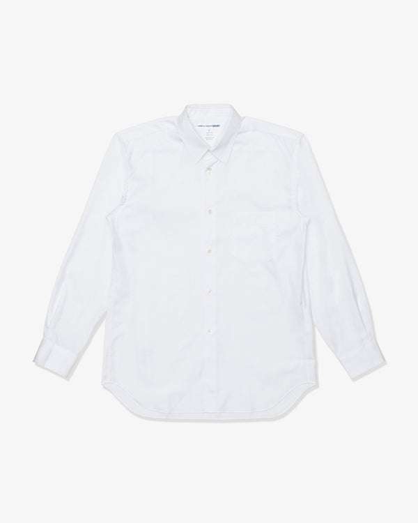 CDG SHIRT FOREVER - Cotton Oxford - (WHITE)