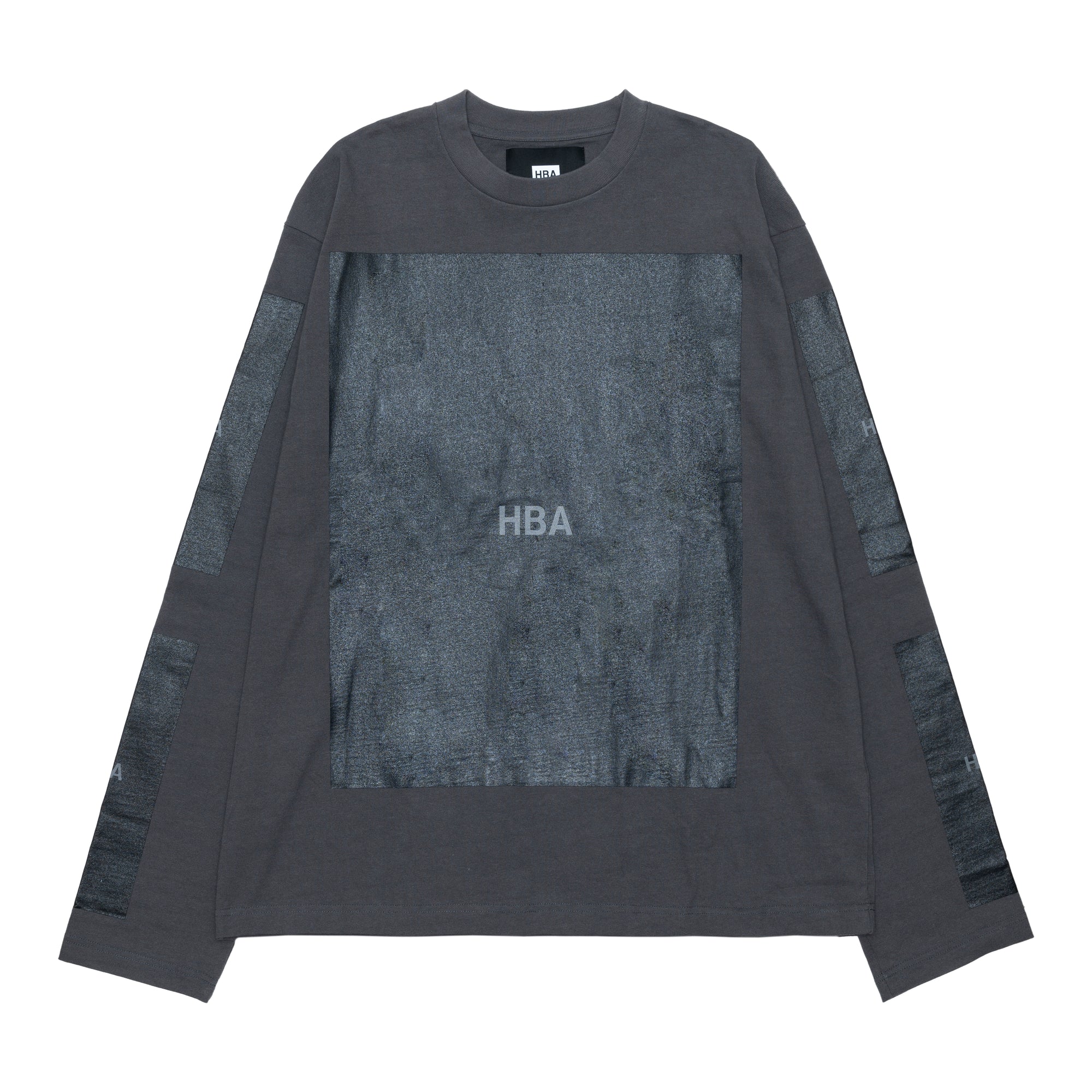 HOOD BY AIR - DSM SP BOX L/S TEE (WASHED/TRUE BLACK) view 1
