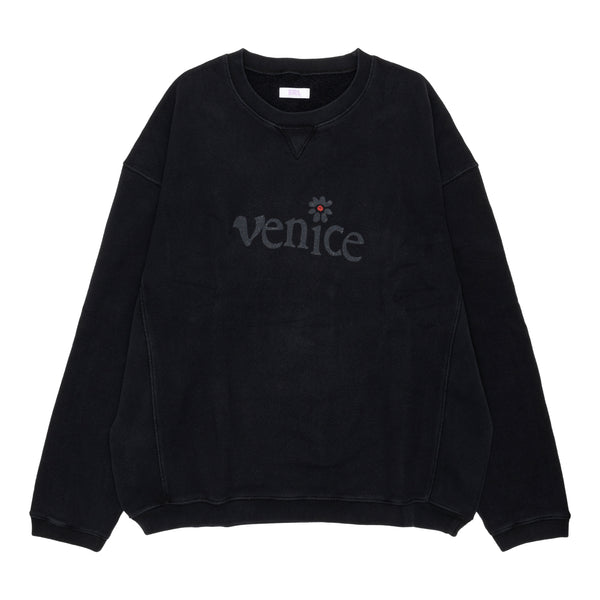 ERL - Venice Premium Fleece Crew Neck  - (Black)