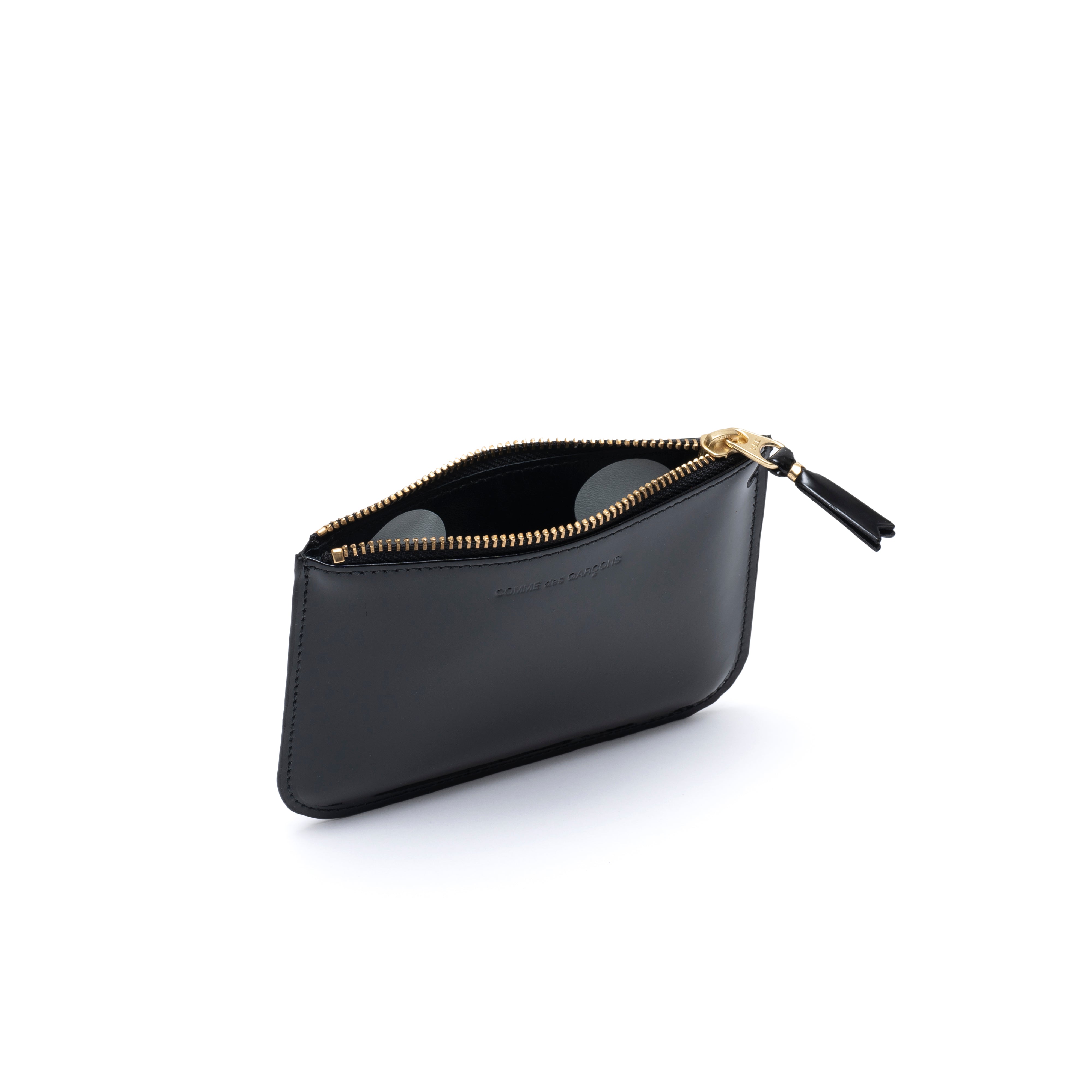 CDG WALLET: Glossy Print-K181 (Black X Polka Dot) | DSMG E-SHOP