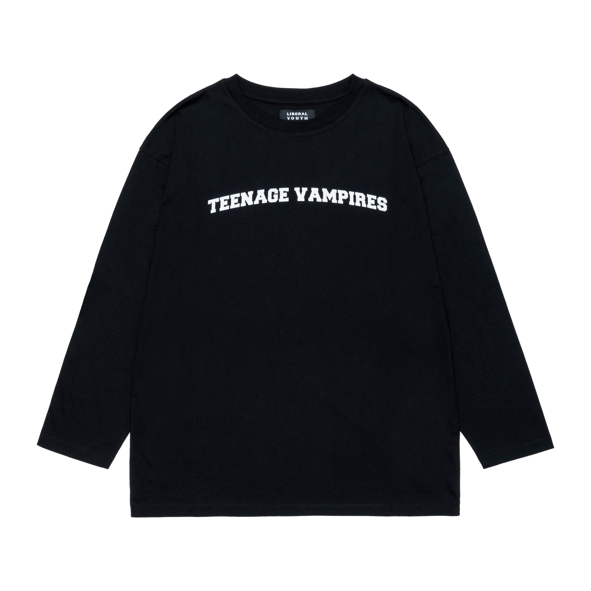 LIBERAL YOUTH MINISTRY - Men Ls Tshirt 'Teenage Vampires' - Knit - (Black) view 1