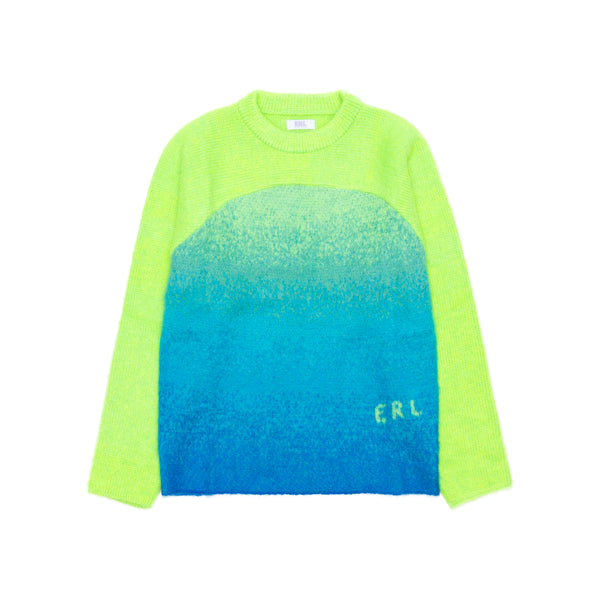 ERL - Unisex Gradient Rainbow Sweater - (Green )