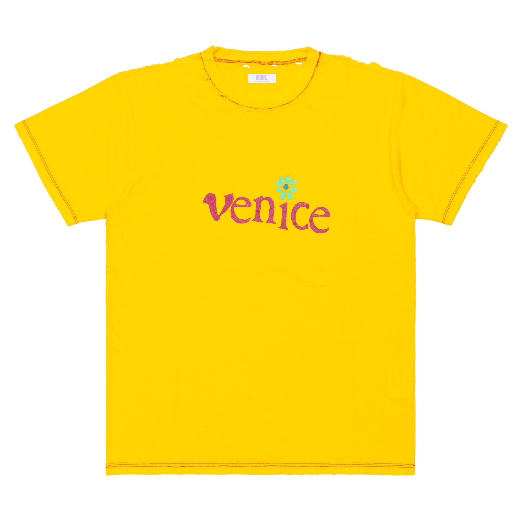 ERL - Unisex Venice Tshirt - (Yellow ) view 1