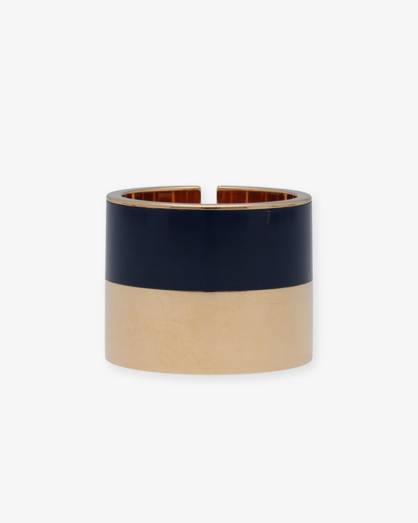 DAUPHIN - Blue Enamel Mono Ring - (Blue)