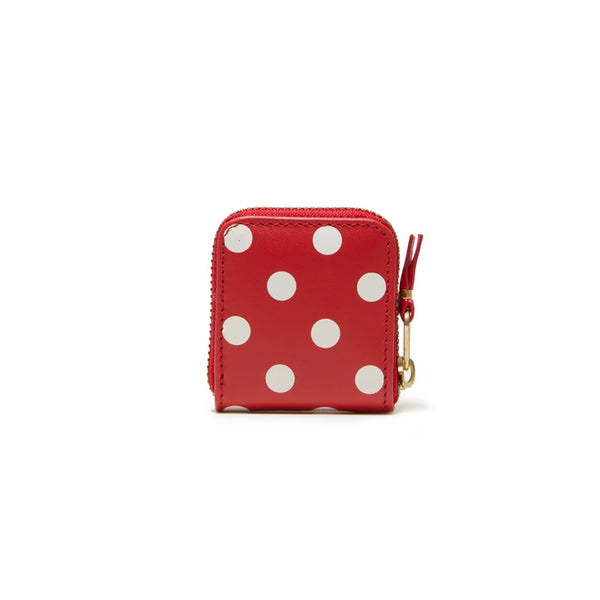 CDG WALLET - Dots Printed Line-8Z-E041 - (Red)