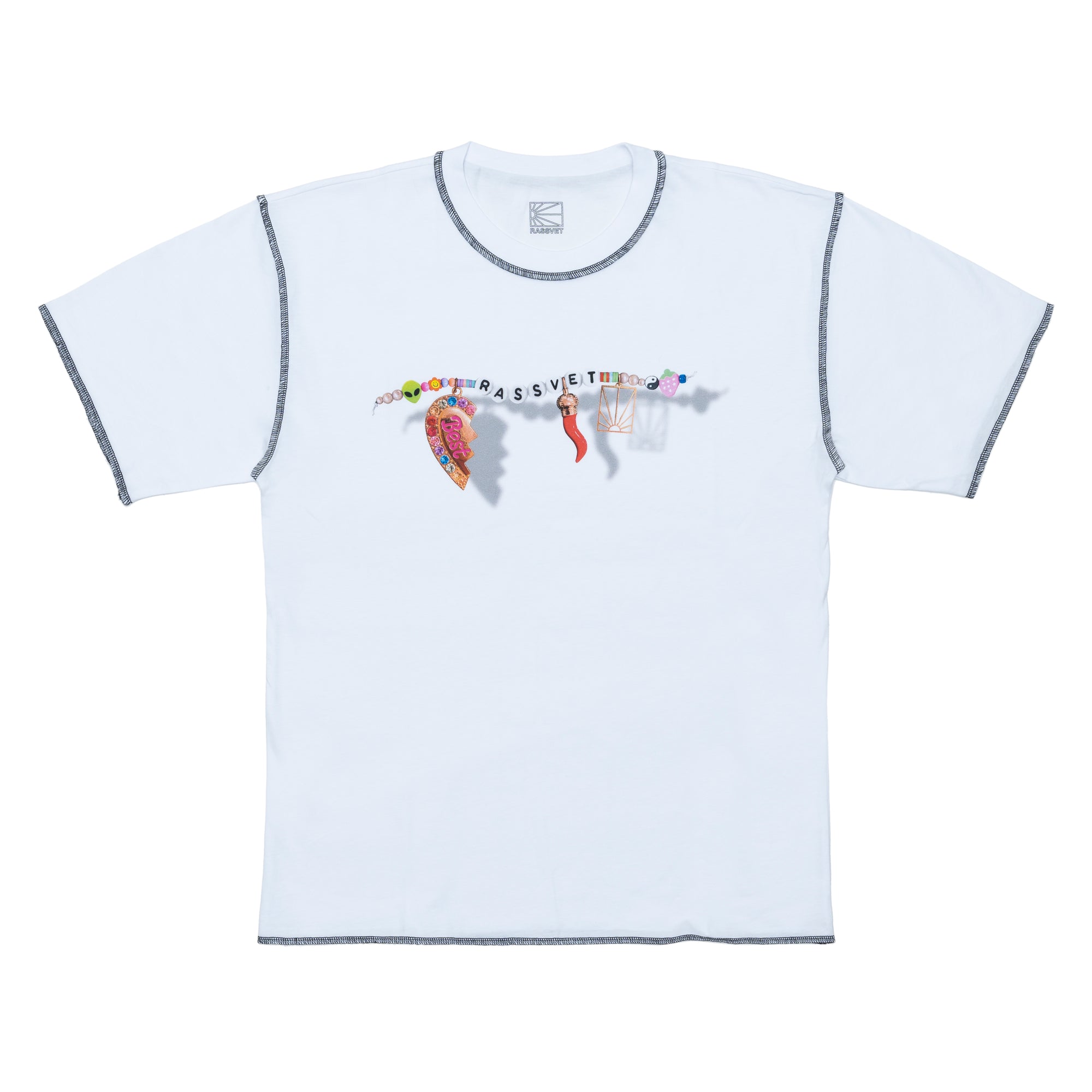 RASSVET - Bracelet Tee Shirt  - (White) view 1