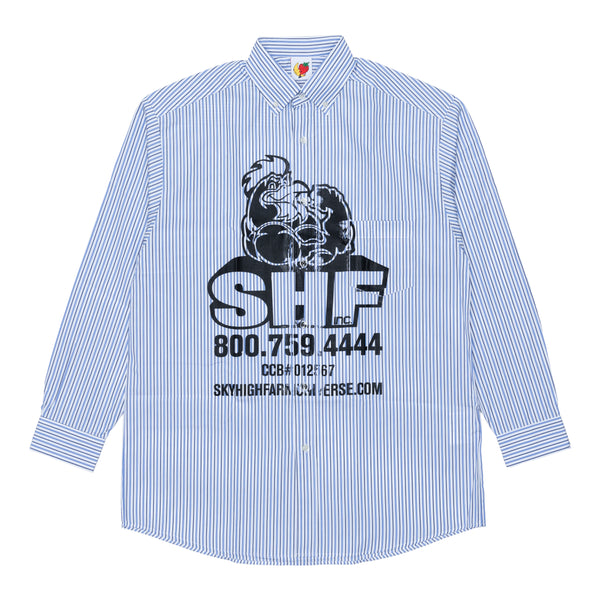 SKY HIGH FARM - Shf Chicken Button Down Shirt  - (Blue 1)