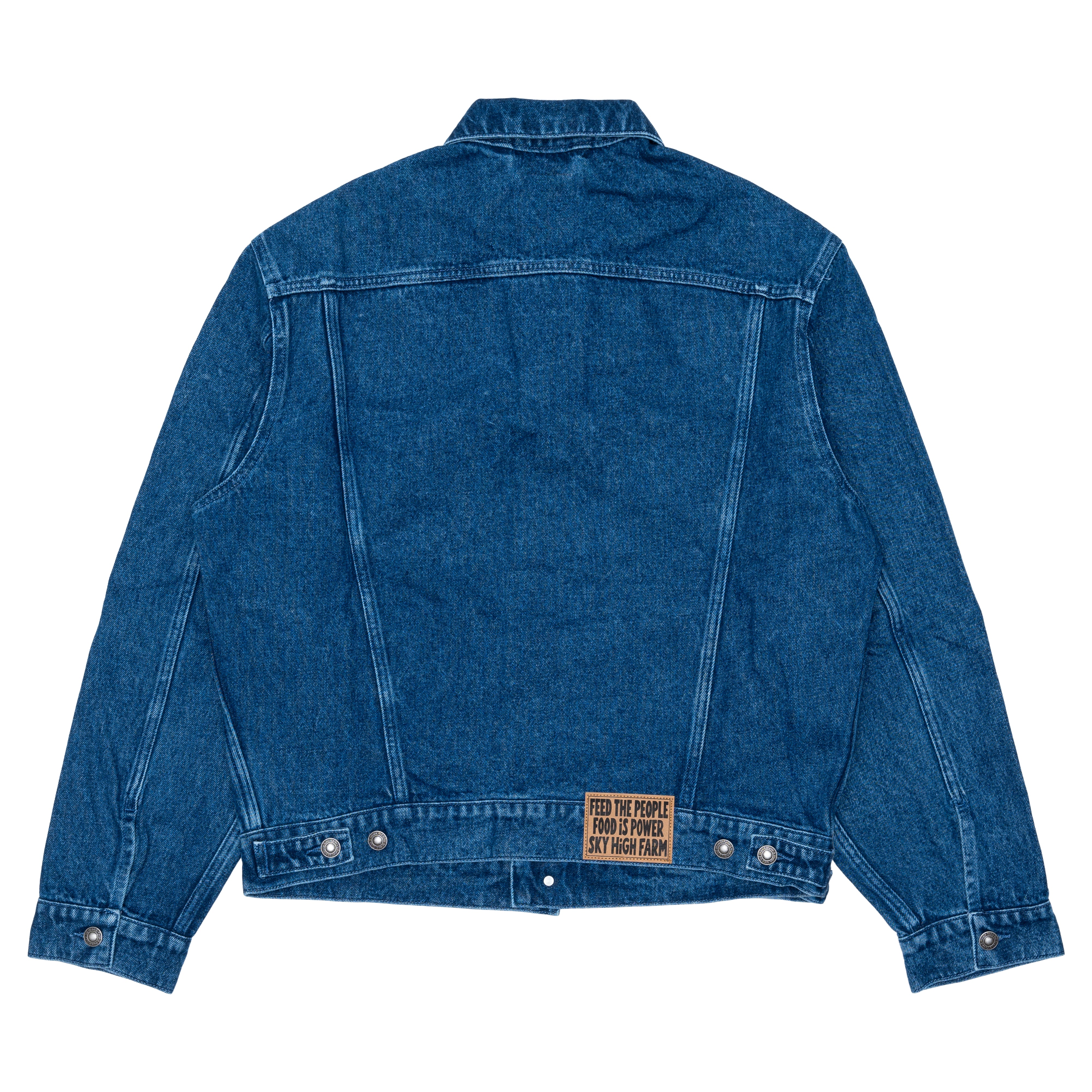 SKY HIGH FARM - Perennial Logo Denim Trucker J - (Blue 1) – DSMG E