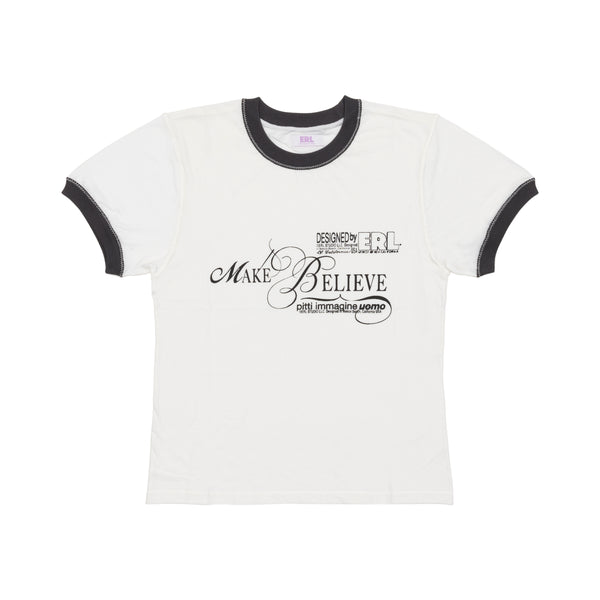 ERL - Make Believe Tshirt  - (White )