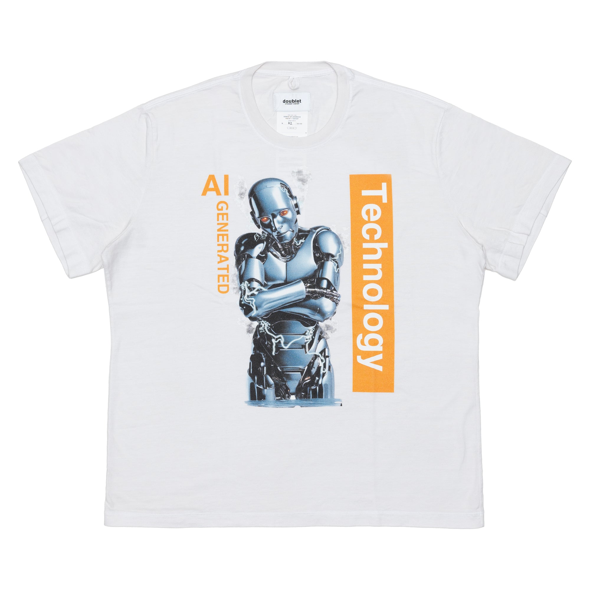 DOUBLET: Dsm Sp Android Print Tee (Techno) | DSMG E-SHOP