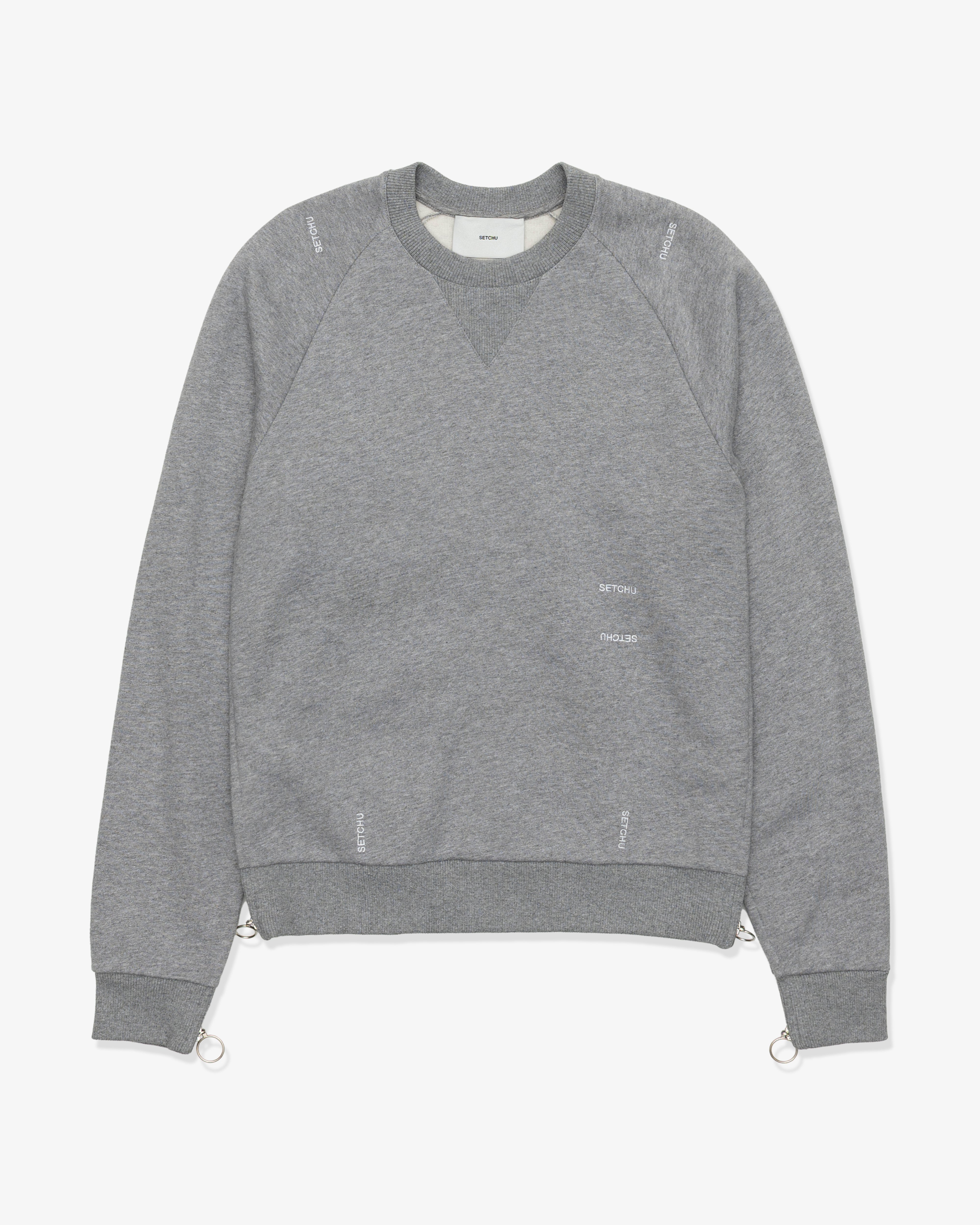 SETCHU: Sweat Shirts (Gray) | DSMG E-SHOP
