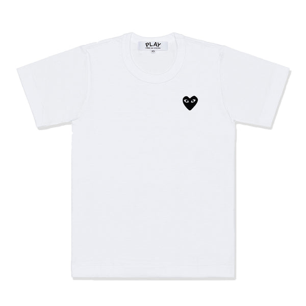 PLAY COMME des GARÇONS - T-Shirt With Black Emblem - (White)