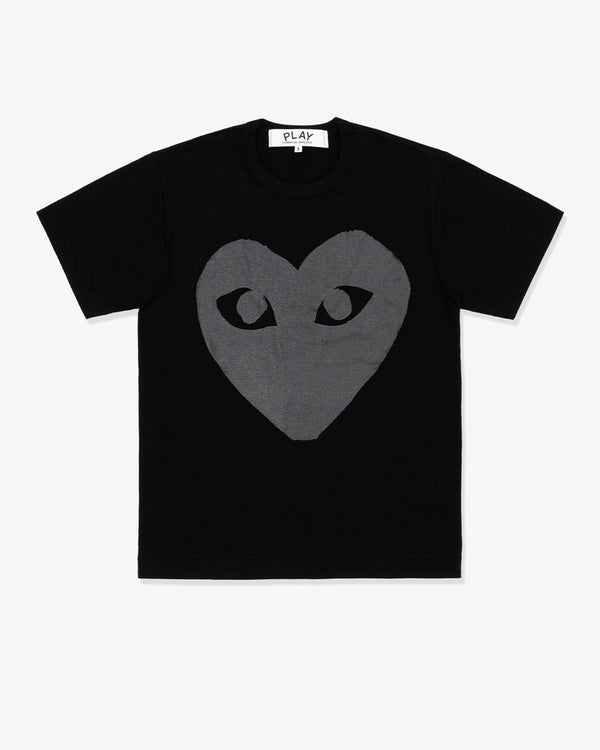 CDG PLAY - Cotton Jersey Print With Black - (Black)