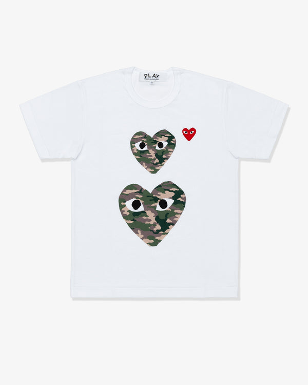 CDG PLAY - Cotton Jersey Print / Camoufla - (1)