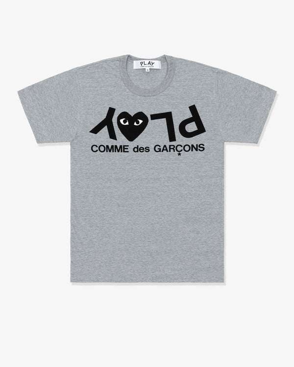 CDG PLAY - Cotton Top Jersey Logo Print/B - (1)
