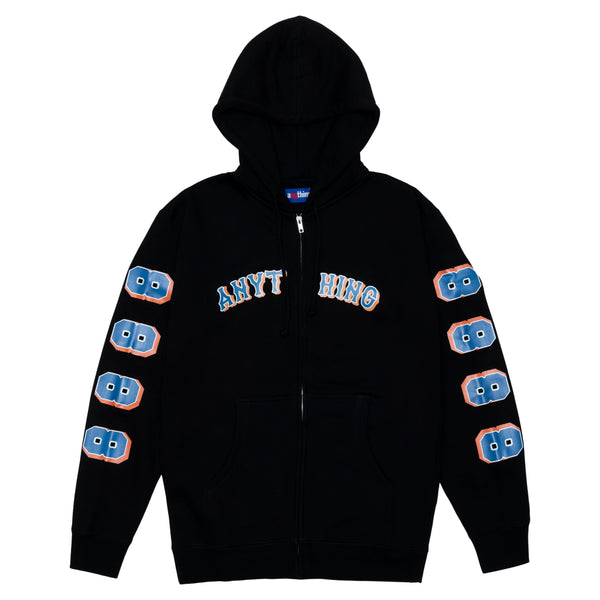ANYTHING - 8 Is Enough Zip-Up - (Black)