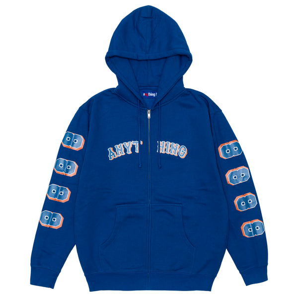 ANYTHING - 8 Is Enough Zip-Up - (Royal)