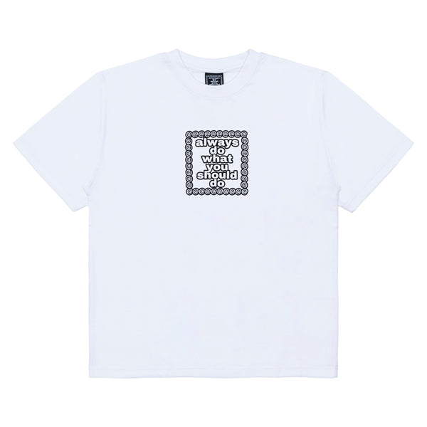 Always Do What You Should Do - Adwysd Core Tshirt - (White)