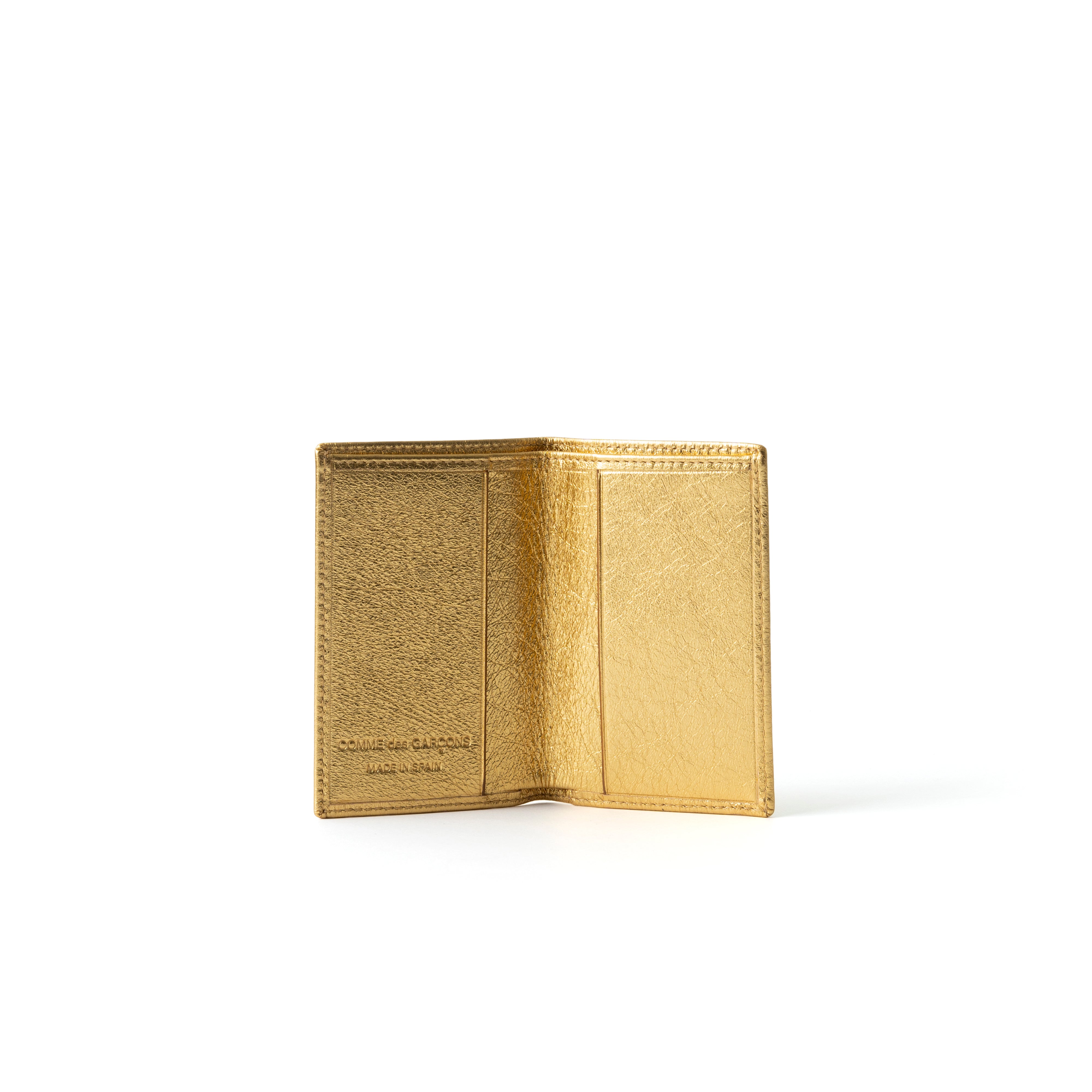 CDG WALLET: Gold/Silver Line 8Z-B064 (Gold) | DSMG E-SHOP