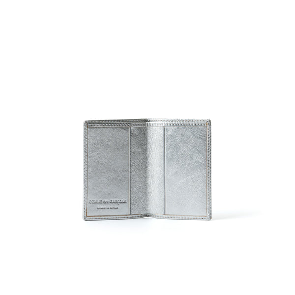 CDG WALLET - Gold And Silver Card Case A - (Silver)
