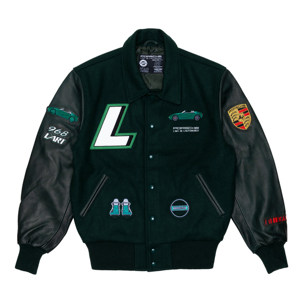 KAR X Porsche  - L’Art & Porsche Varsity Jacke - (Green)