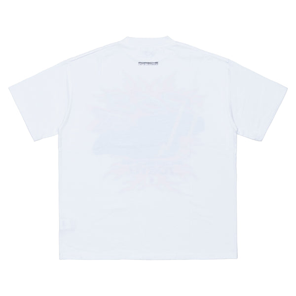 KAR X Porsche  - L窶僊rt & Porsche Flame T-Shirt - (White)