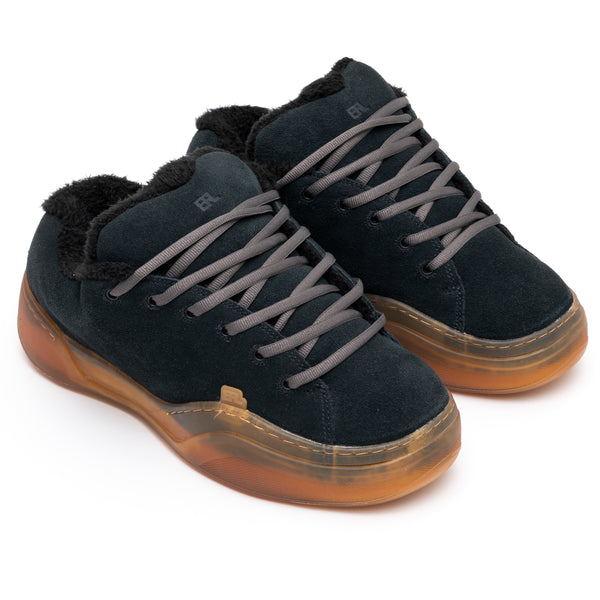 ERL - Suede Vamp Skate Sneaker Leath - (Black)