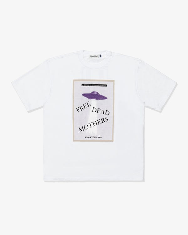 UNDERCOVER  - Tee Free Dead Mothers Uc Recor - (White)