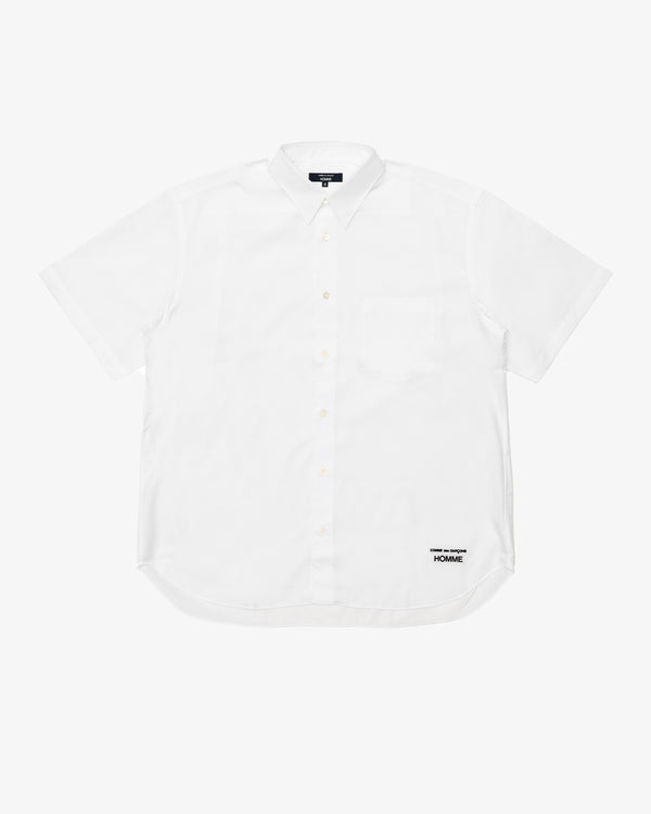 COMME des GARCONS HOMME - Cotton Broad Shirts - (White)