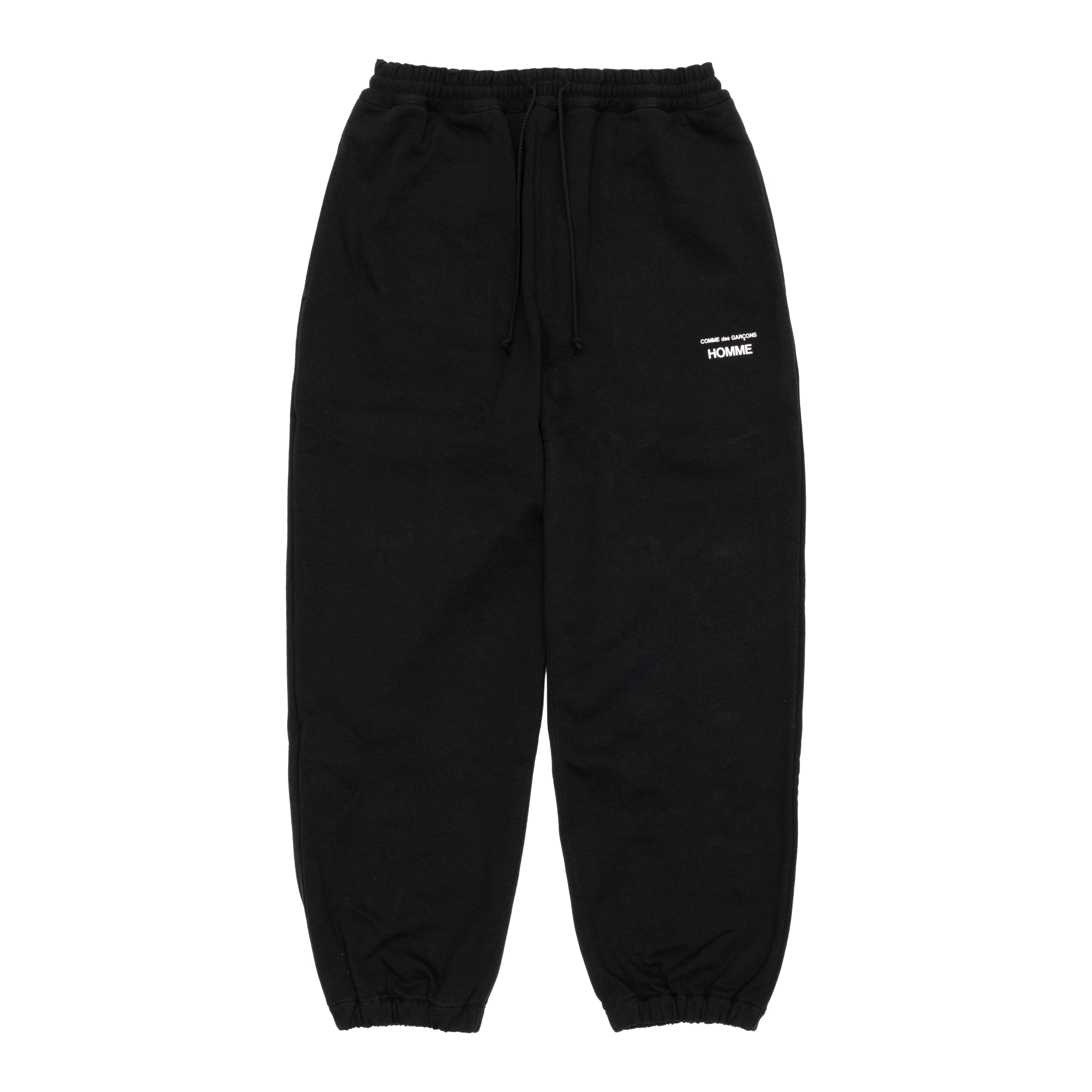 COMME des GARCONS HOMME: Cotton Terry Cloth Garment Print Pants