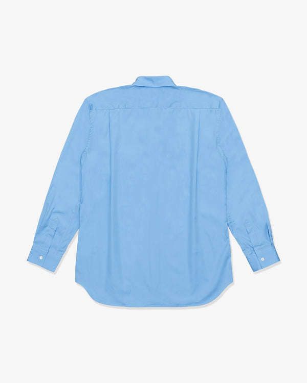 SHIRT FOREVER - Cotton Poplin Plain 123/128Gr - (Blue)
