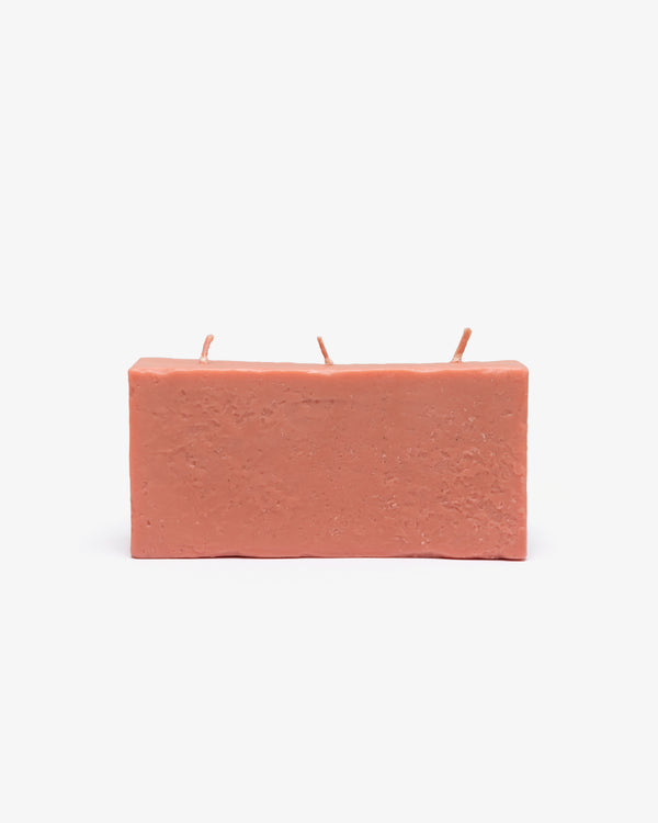PZ TODAY - Brick Candle - (Orange)