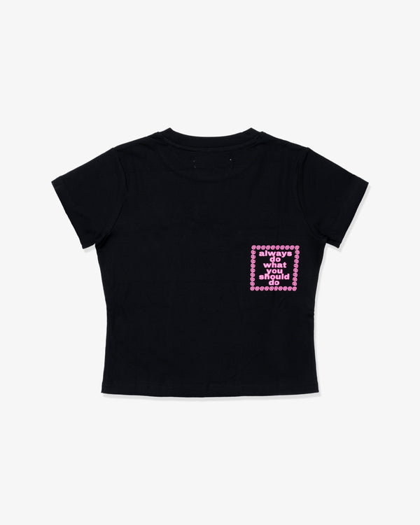 ALWAYS DO WHAT YOU SHOULD DO - Baby He@Rt Tee - (Black)
