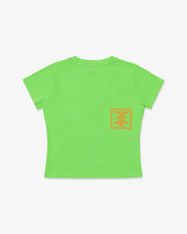 ALWAYS DO WHAT YOU SHOULD DO - Baby He@Rt Tee - (Green)