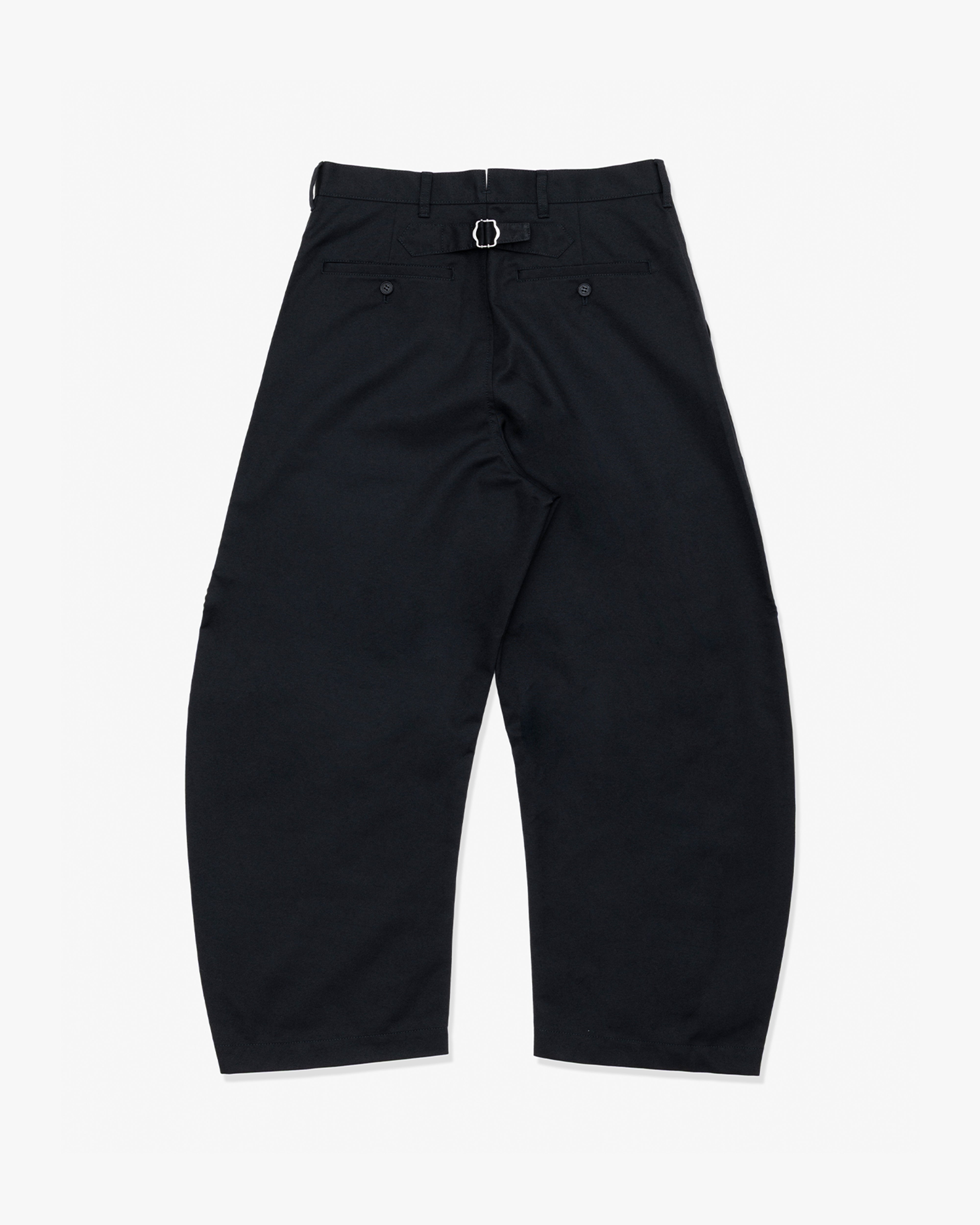 COMME des GARCONS HOMME: Wool Polyester Twill (Black) | DSMG E-SHOP